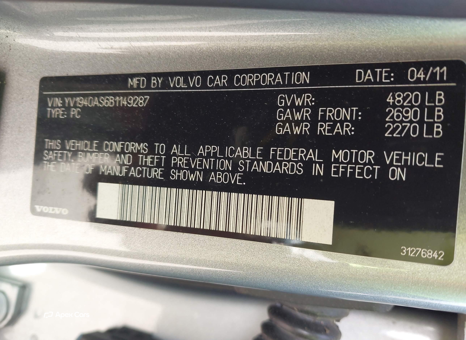 Volvo S80 2011