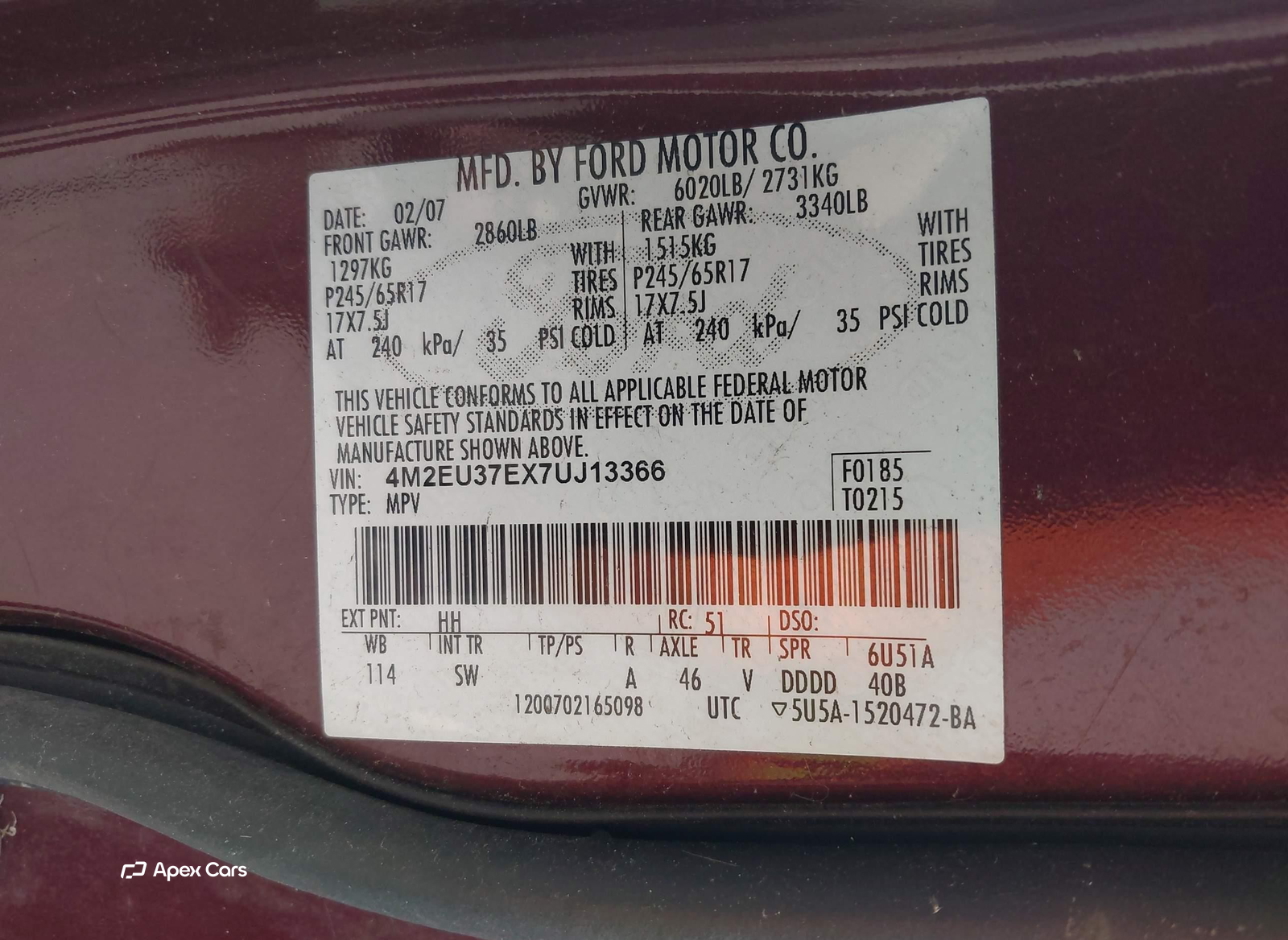 Mercury Mountaineer 2007