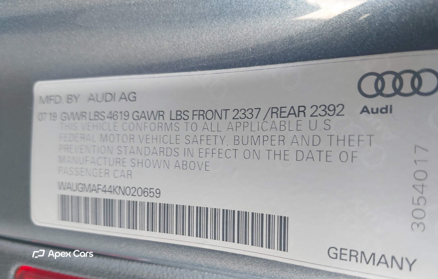 Audi A4 2019