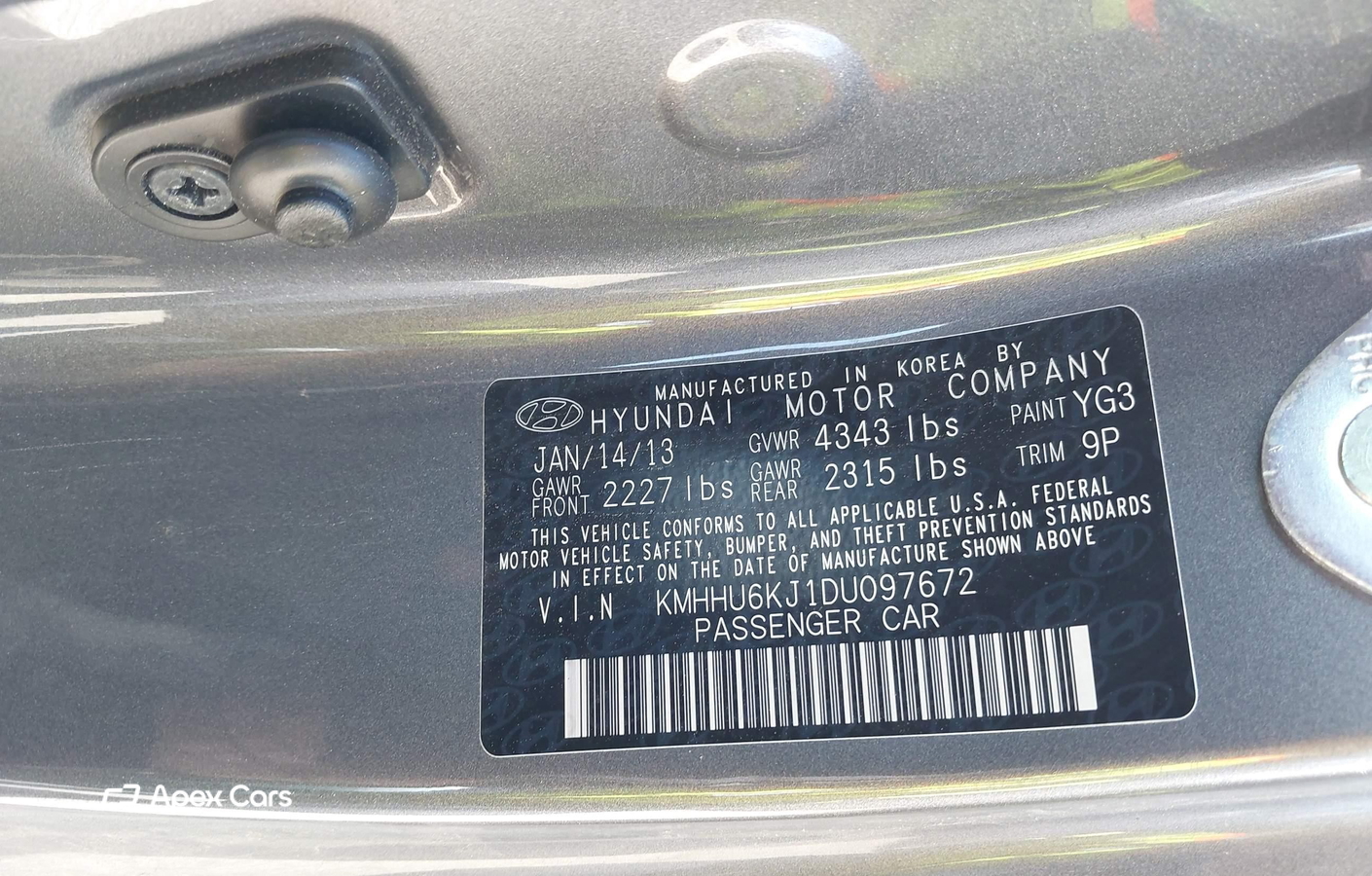 Hyundai Genesis 2013