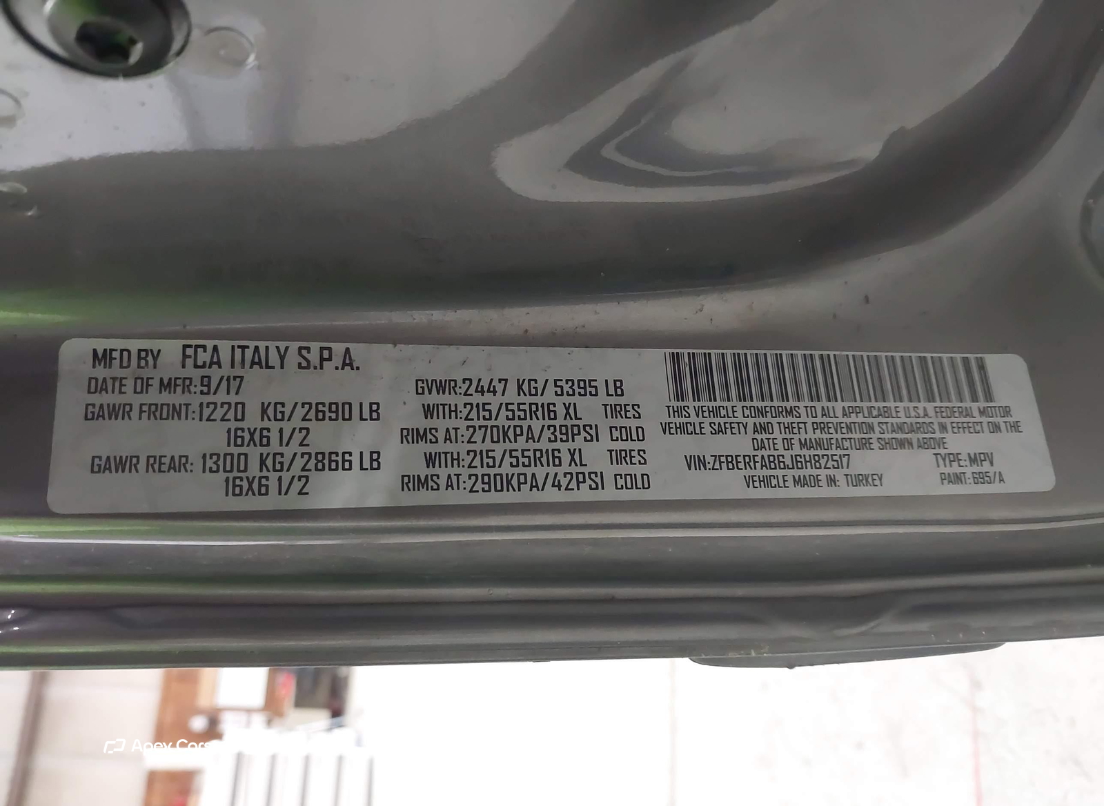 RAM ProMaster City 2018