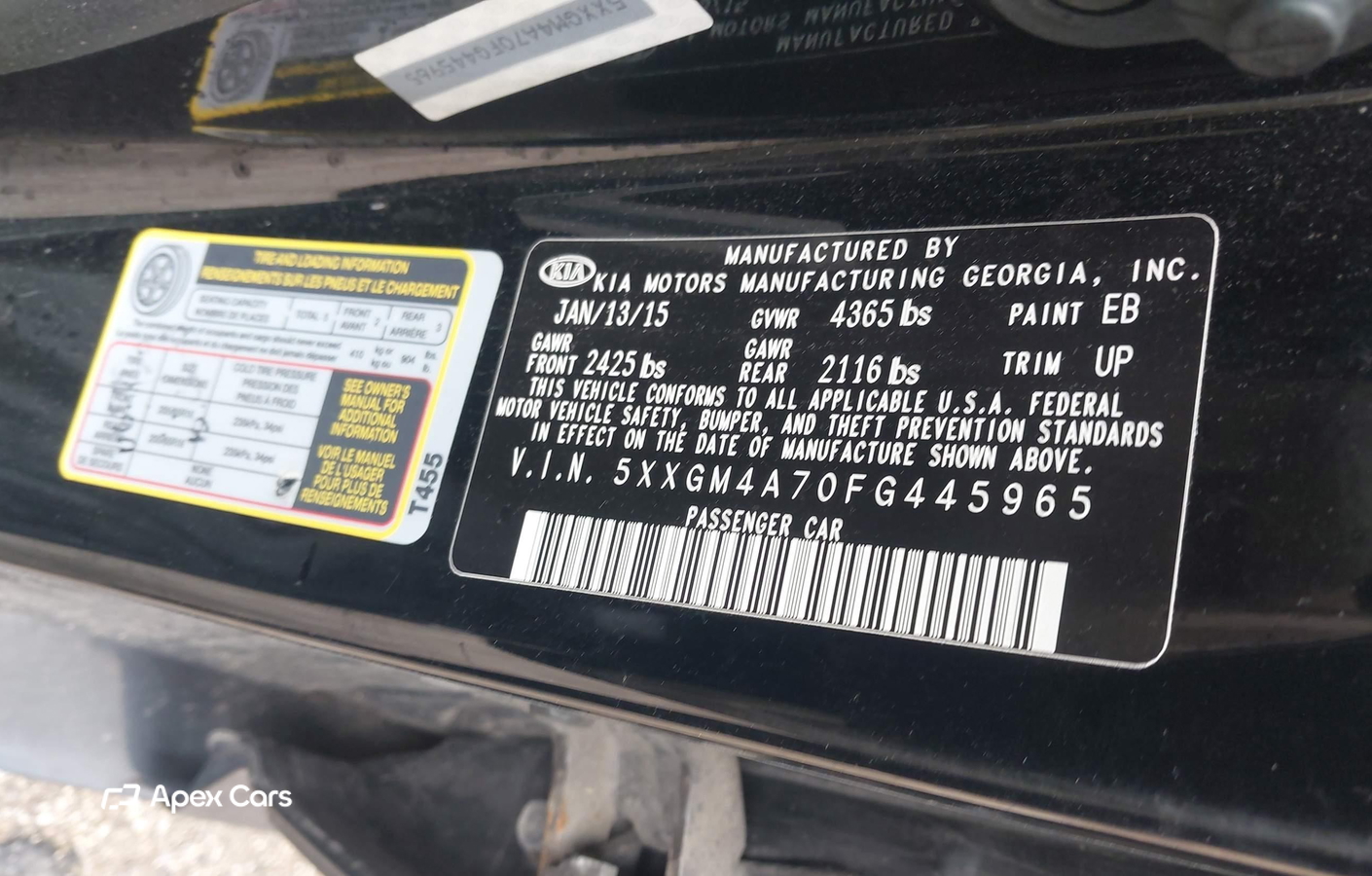 Kia Optima 2015