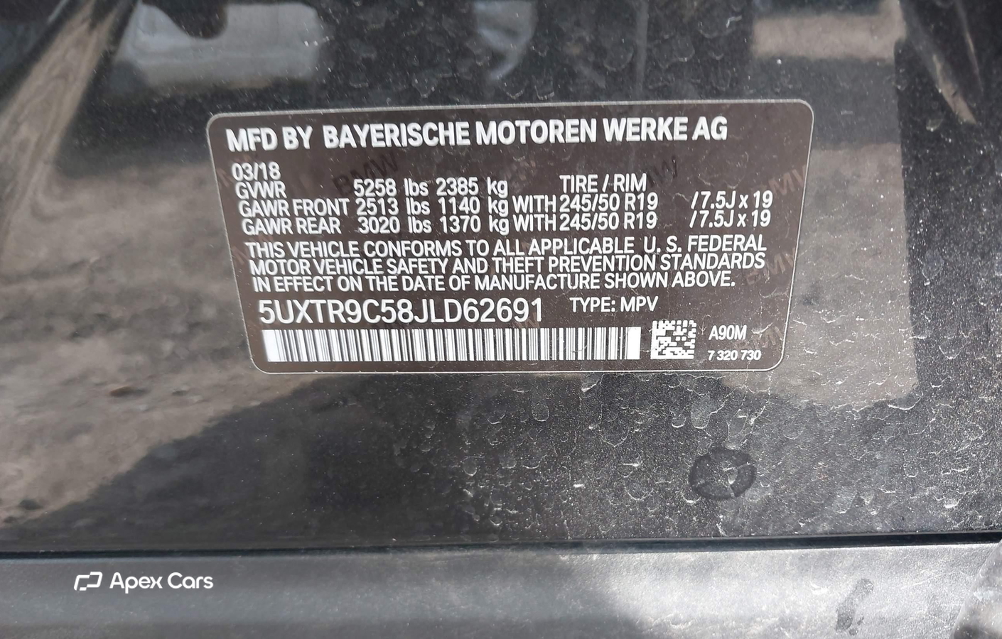BMW X3 2018