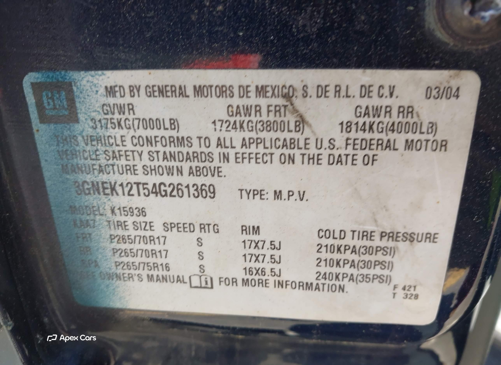 Chevrolet Avalanche 2004