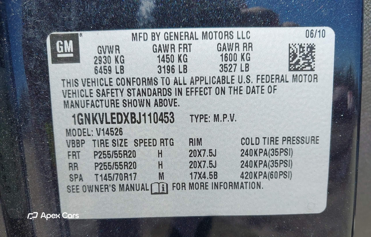 Chevrolet Traverse 2011
