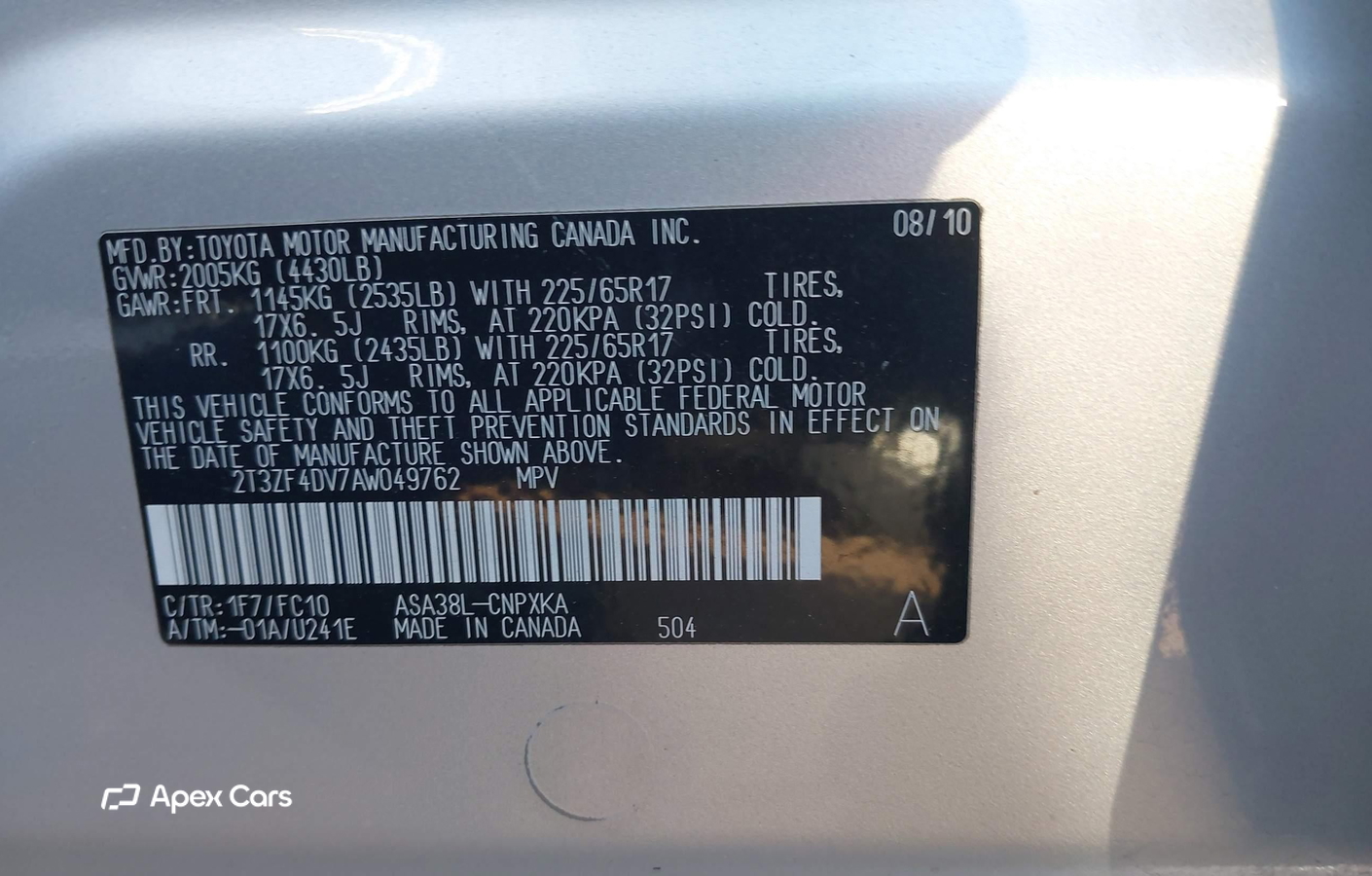 Toyota RAV 4 2010