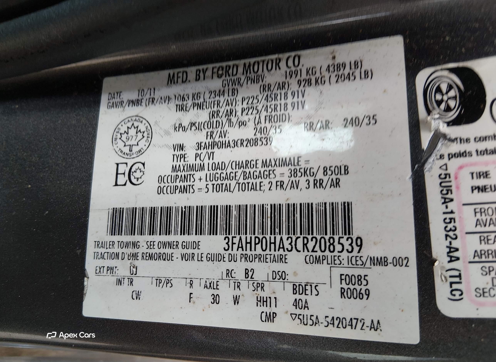 Ford Fusion 2012