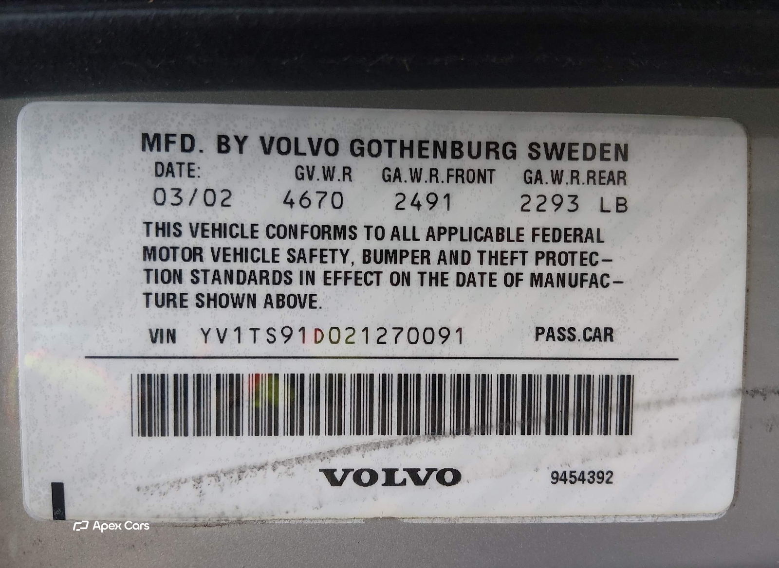 Volvo S80 2002