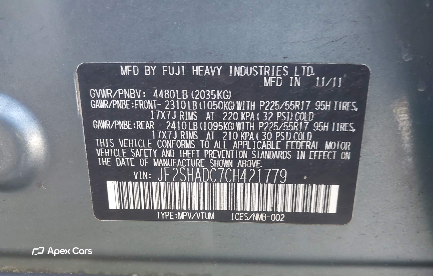 Subaru Forester 2012