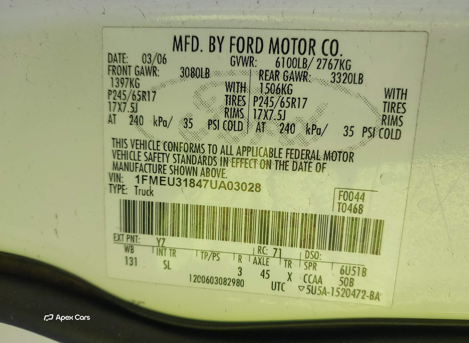 Ford Explorer Sport Trac 2007