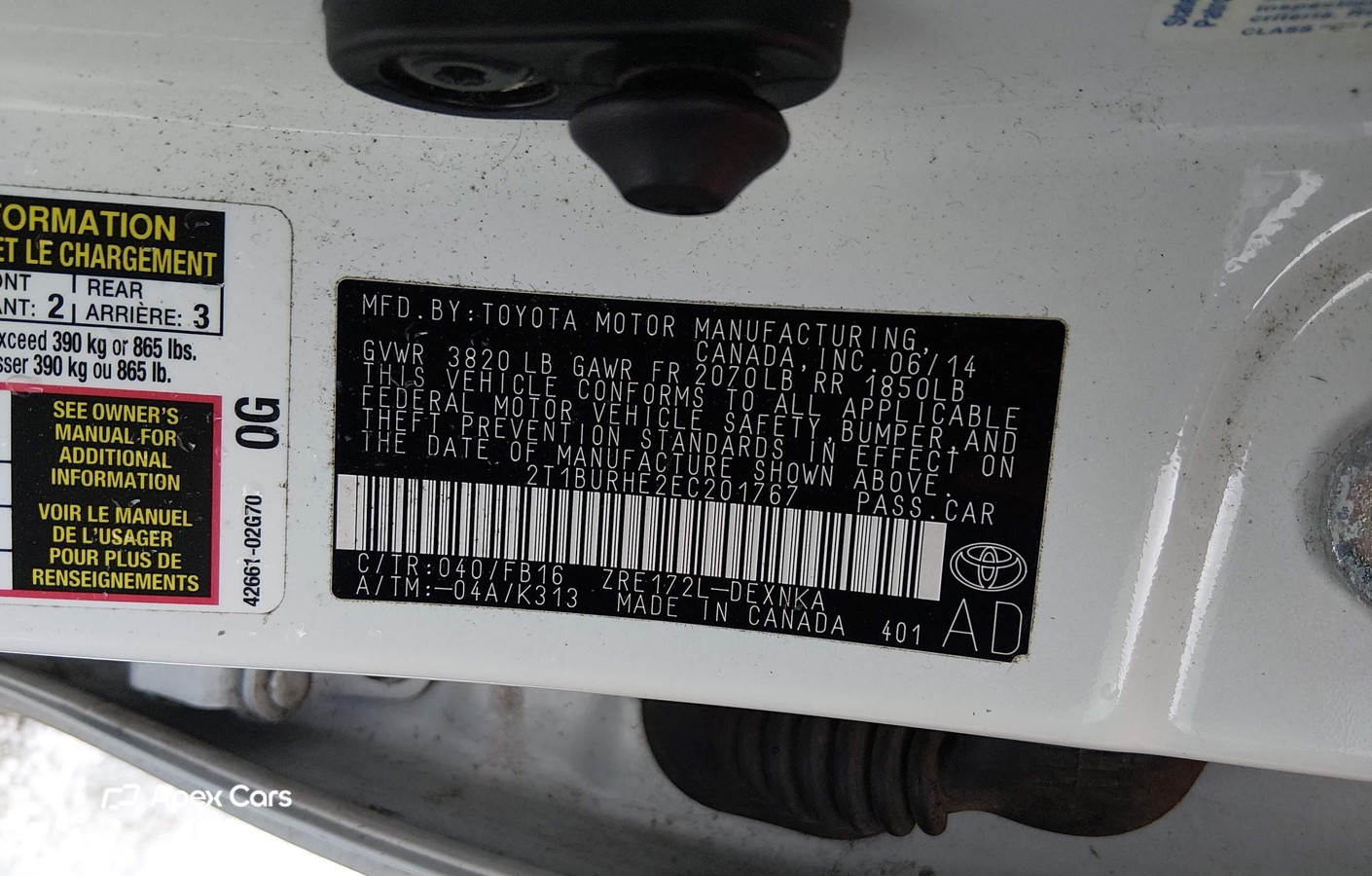 Toyota Corolla 2014