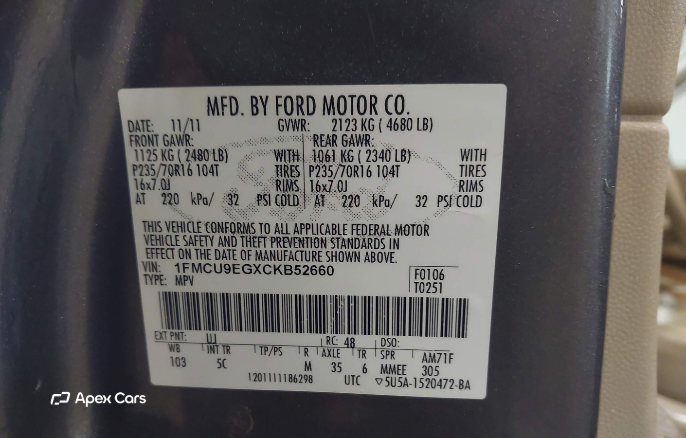 Ford Escape 2012