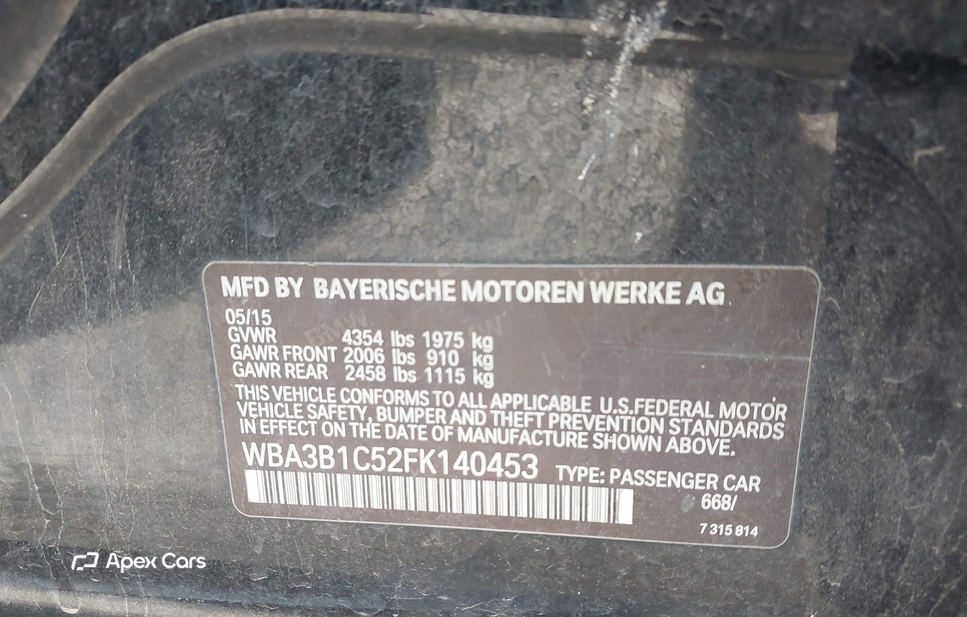 BMW Series 3 2015