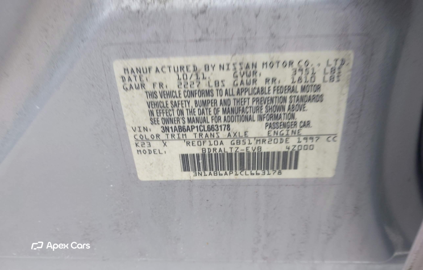 Nissan Sentra 2012