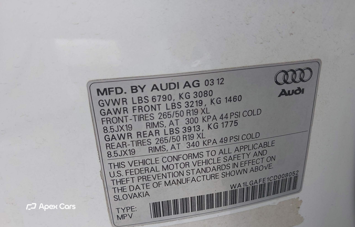Audi Q7 2012
