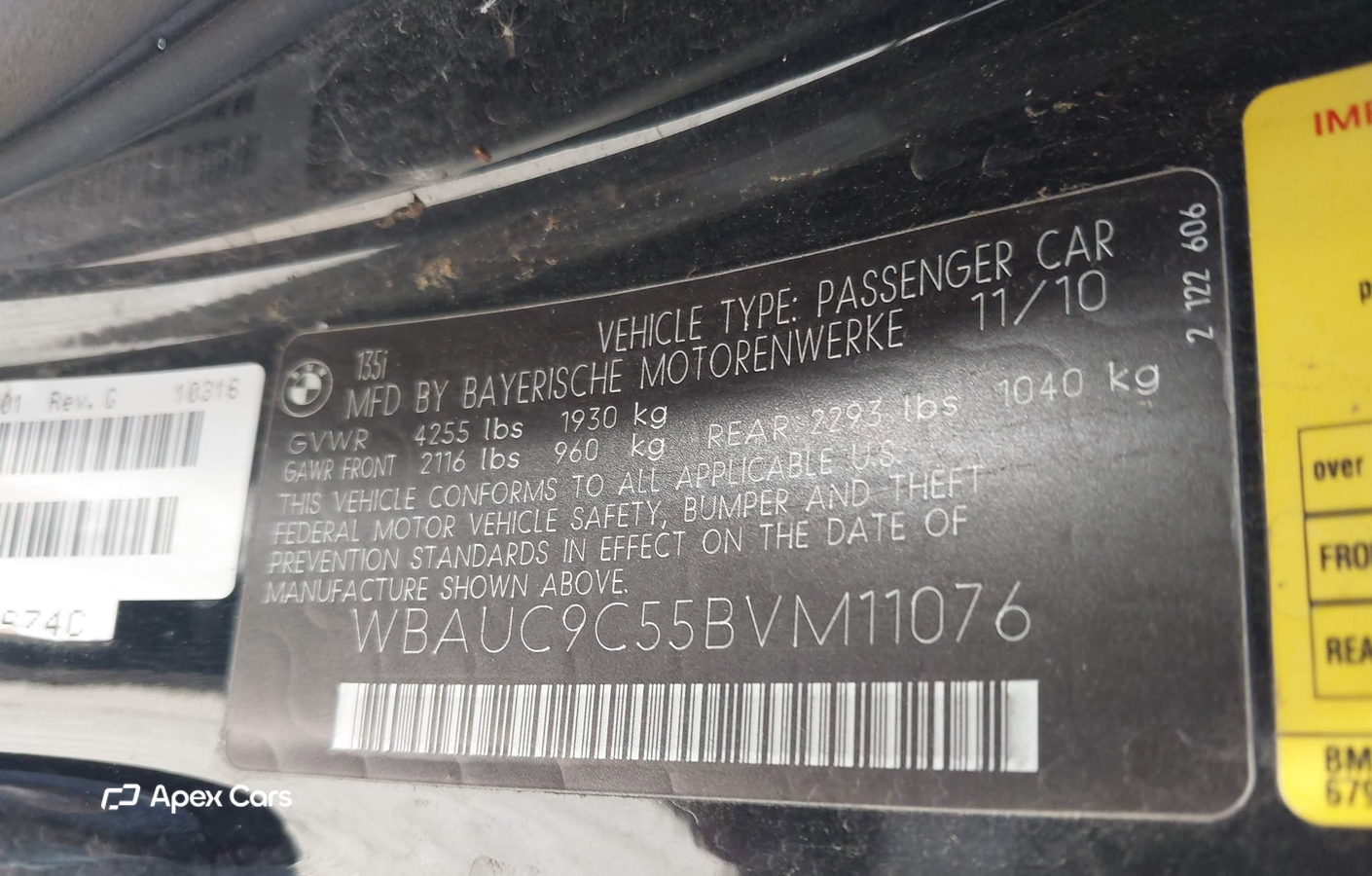 BMW Series 1 2011