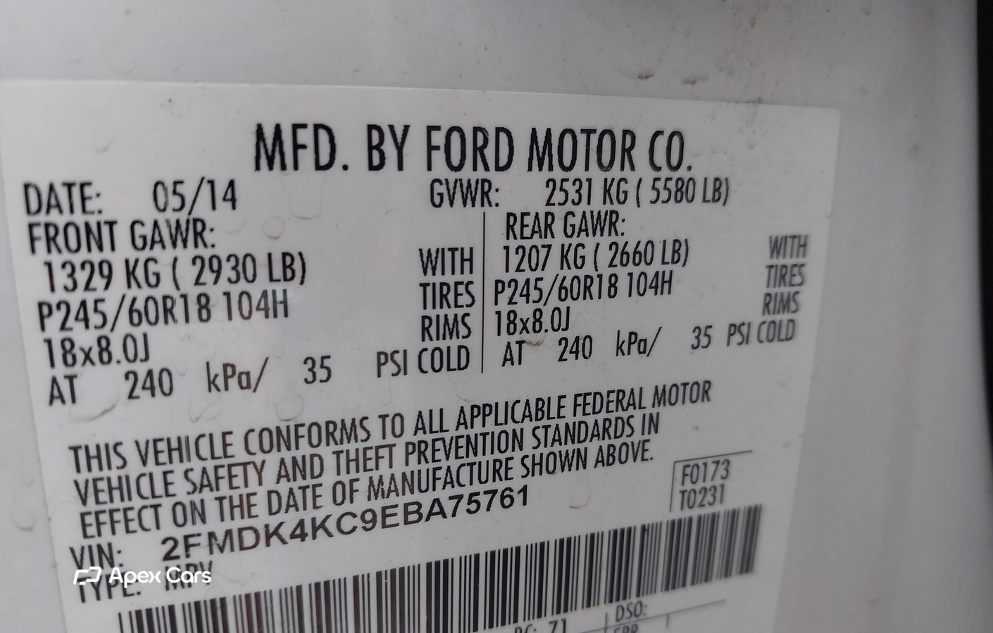 Ford Edge 2014