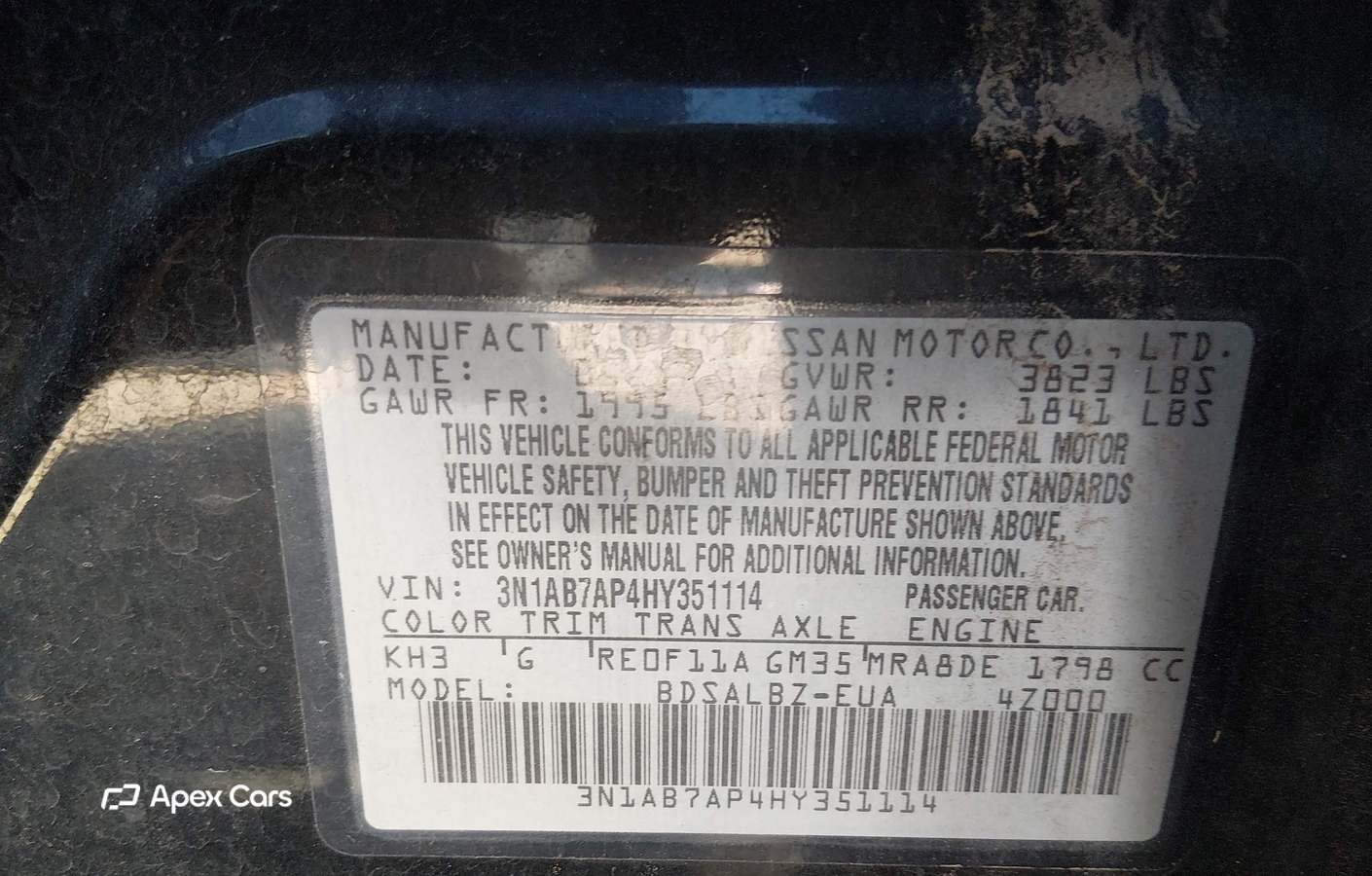Nissan Sentra 2017