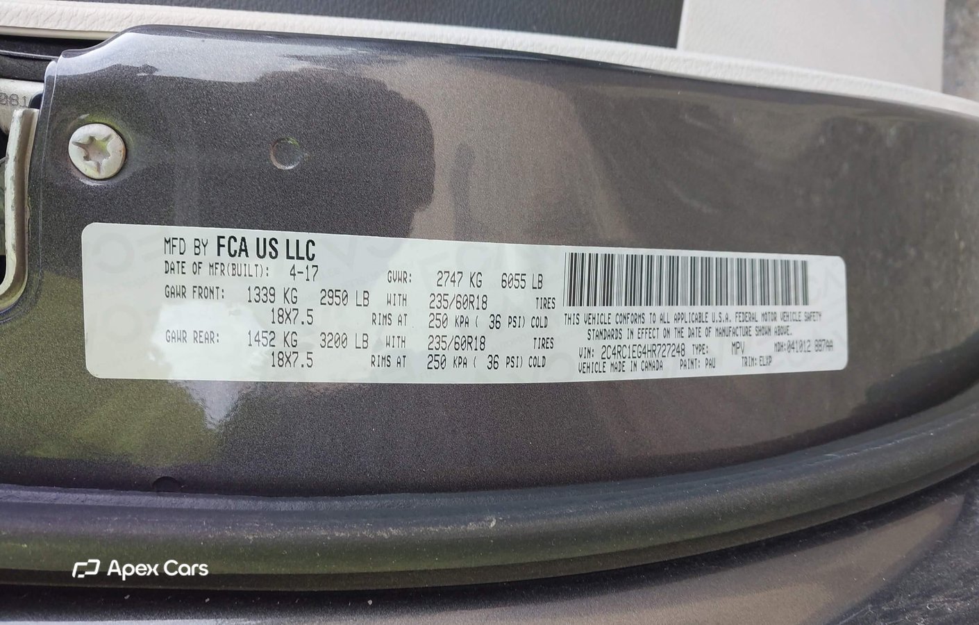 Chrysler Pacifica 2017