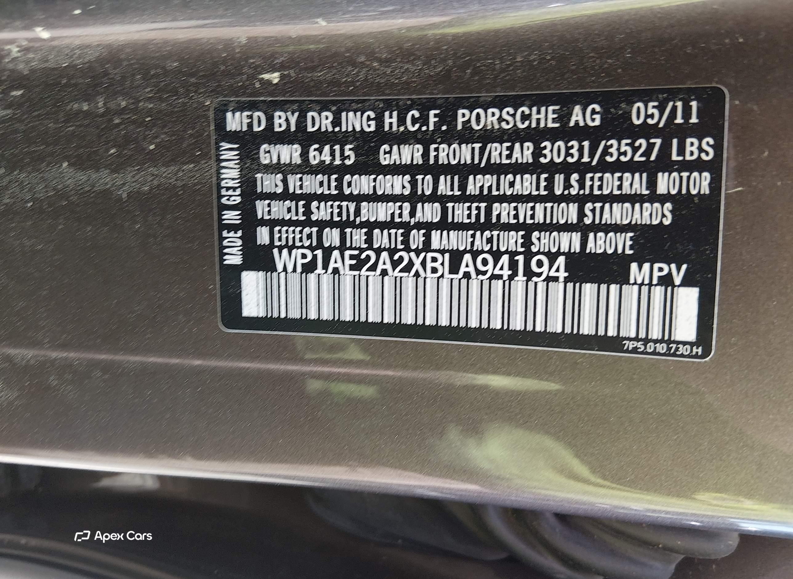 Porsche Cayenne 2011