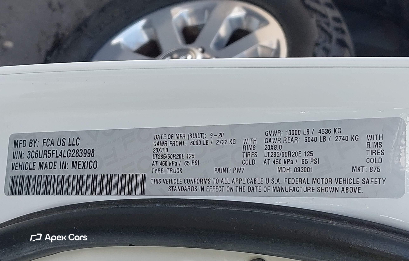 RAM 2500 2020