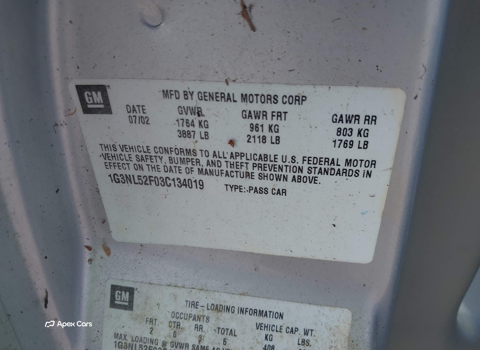 Oldsmobile Alero 2003