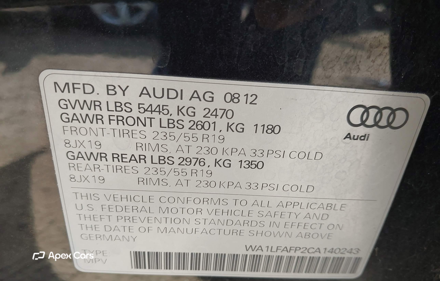 Audi Q5 2012