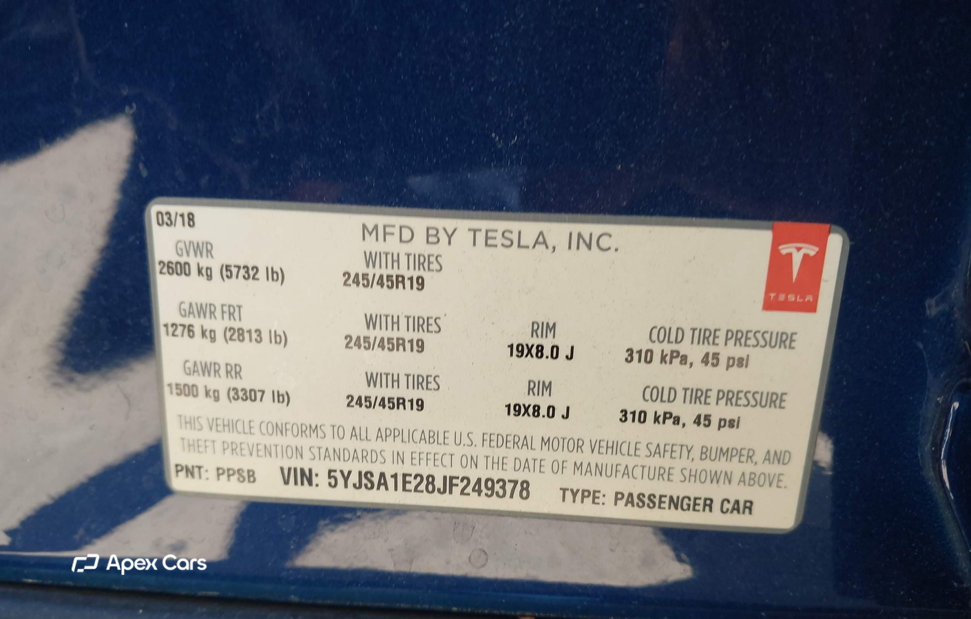 Tesla Model S 2018