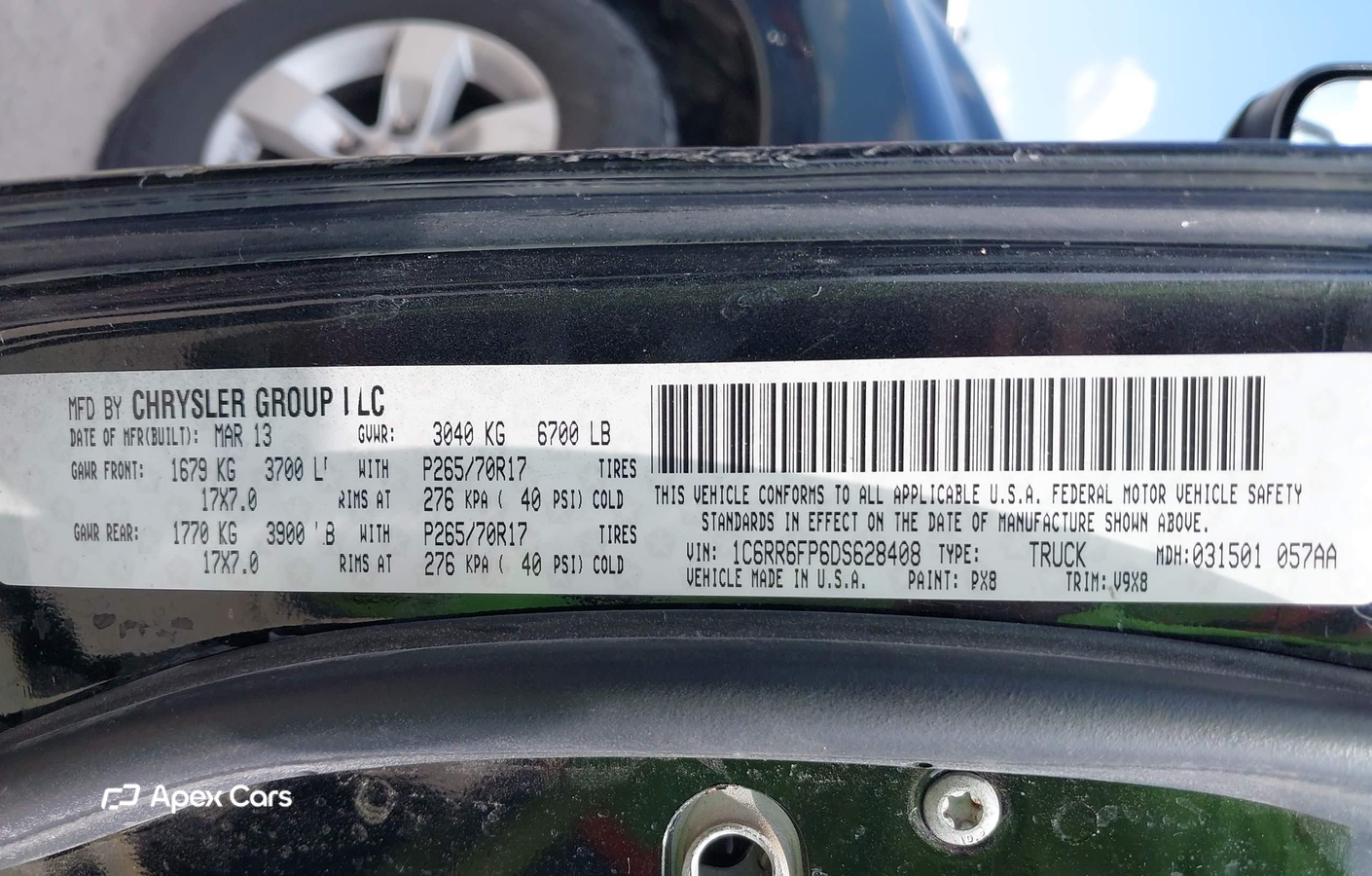 RAM 1500 2013