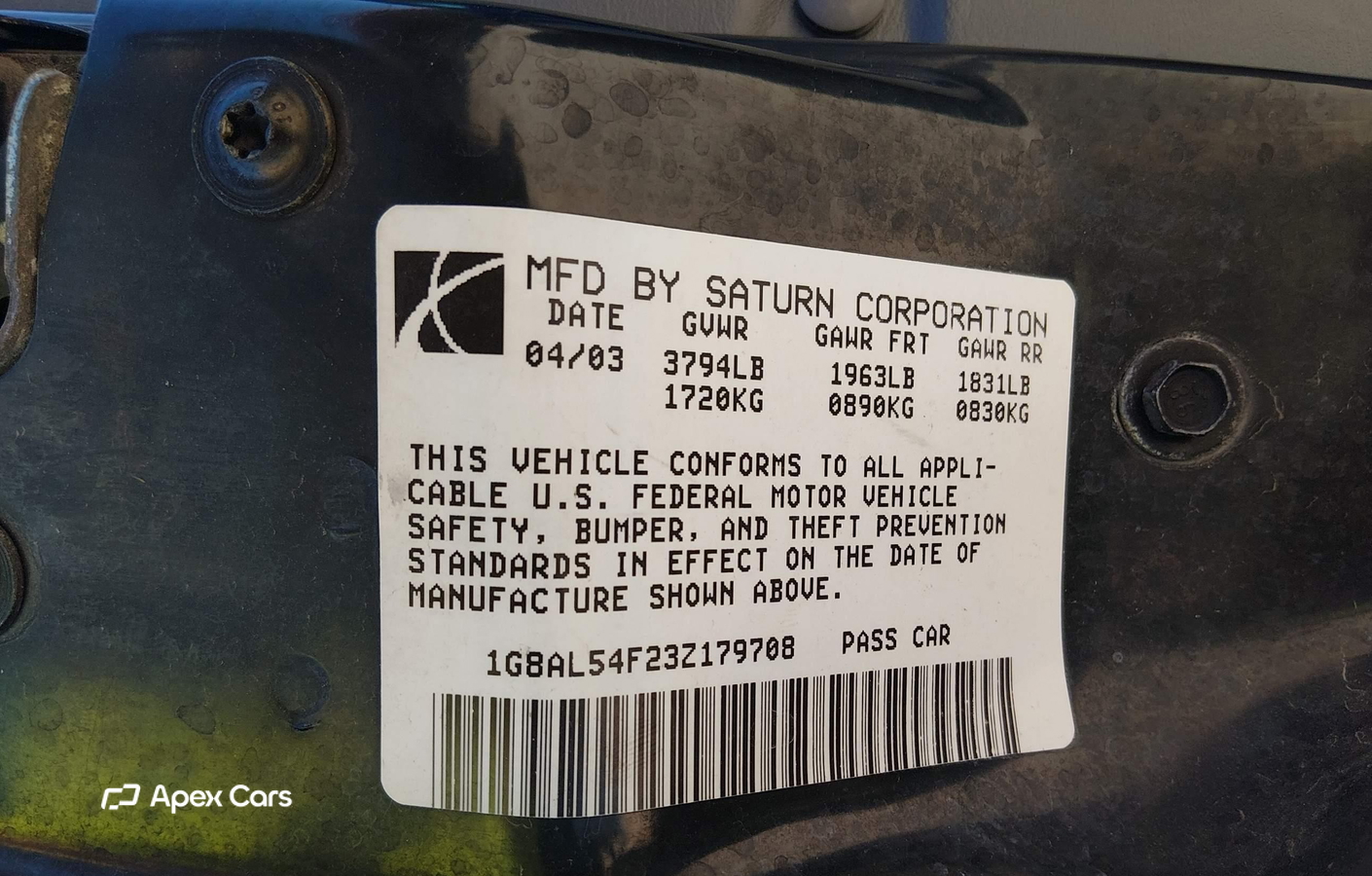Saturn ION 2003