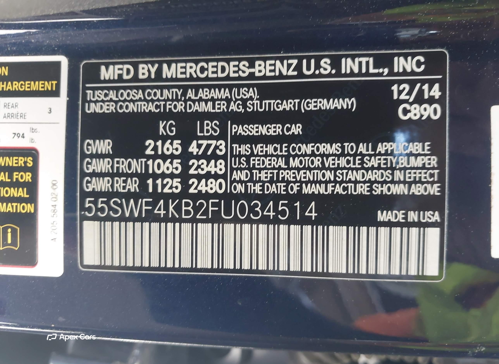 Mercedes-Benz C-klasse 2015