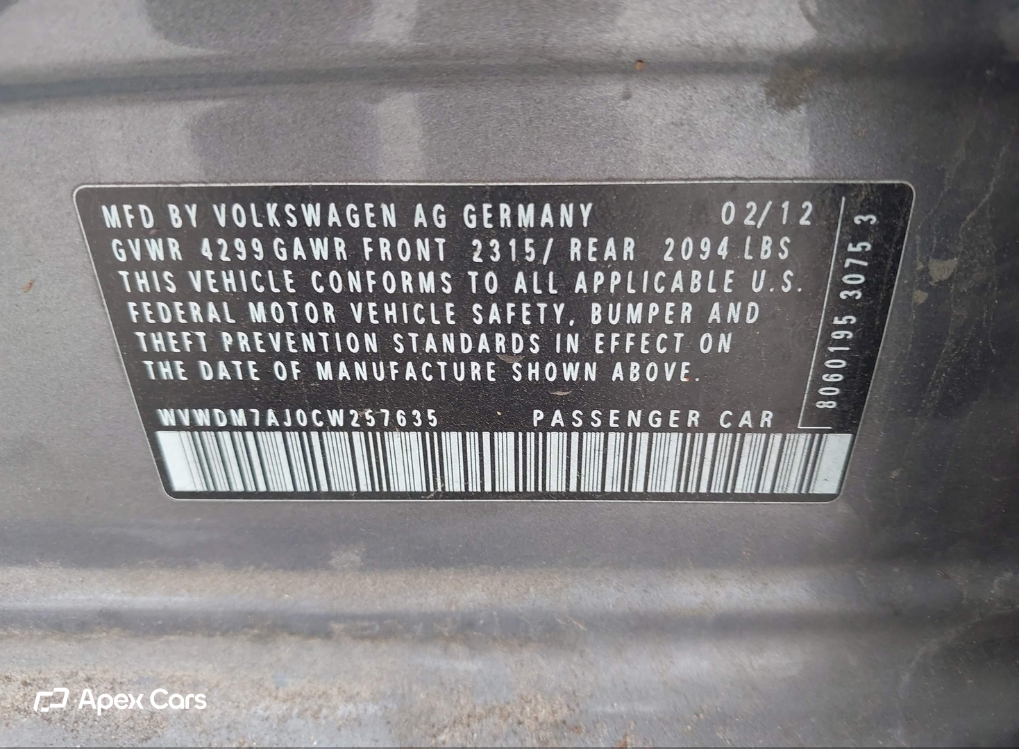 Volkswagen Golf 2012