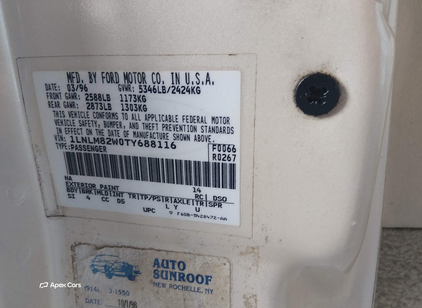 Lincoln Town Car 1996