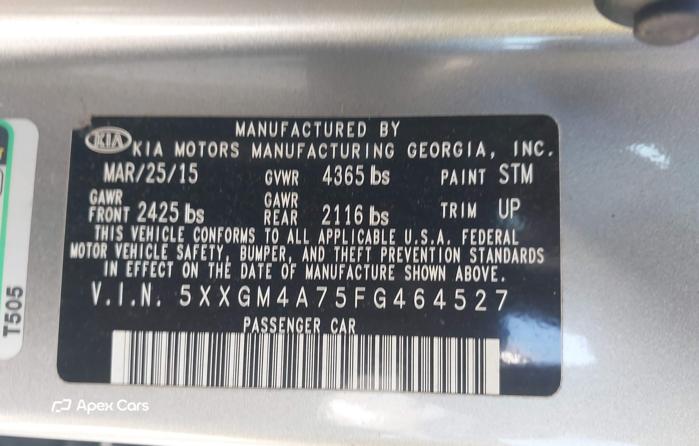 Kia Optima 2015