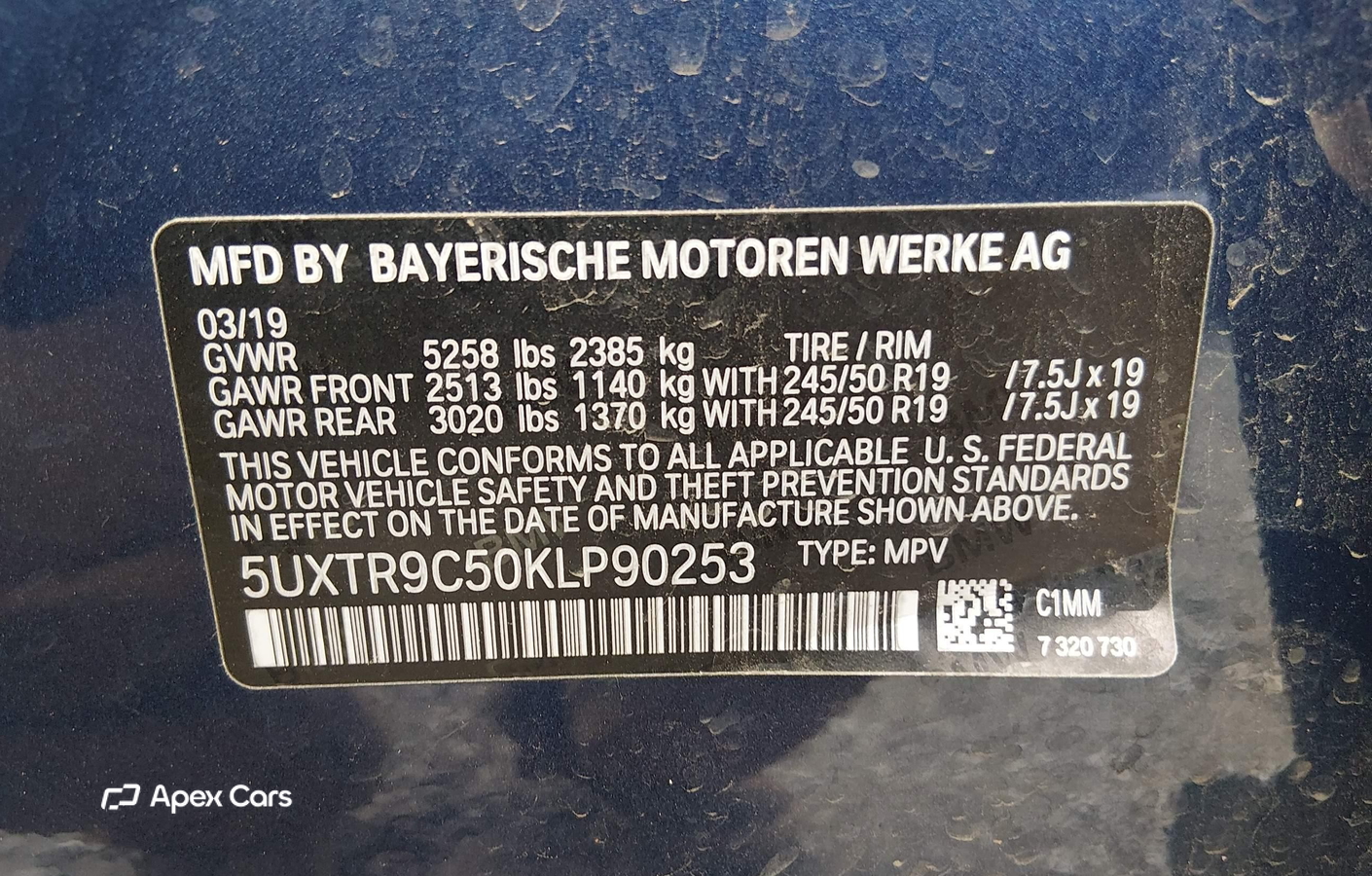BMW X3 2019