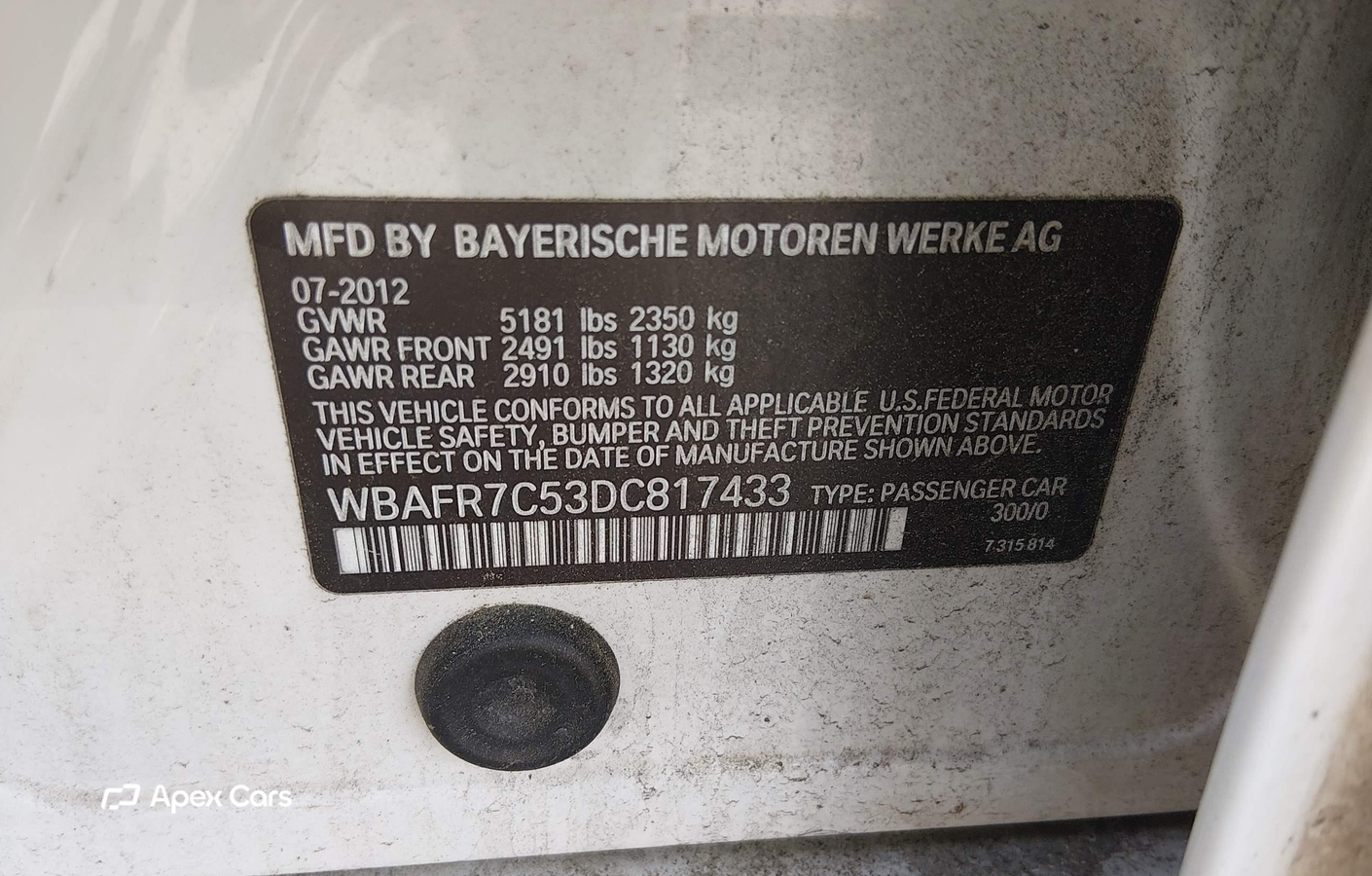 BMW Series 5 2013