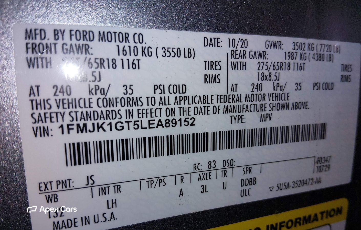 Ford Expedition 2020