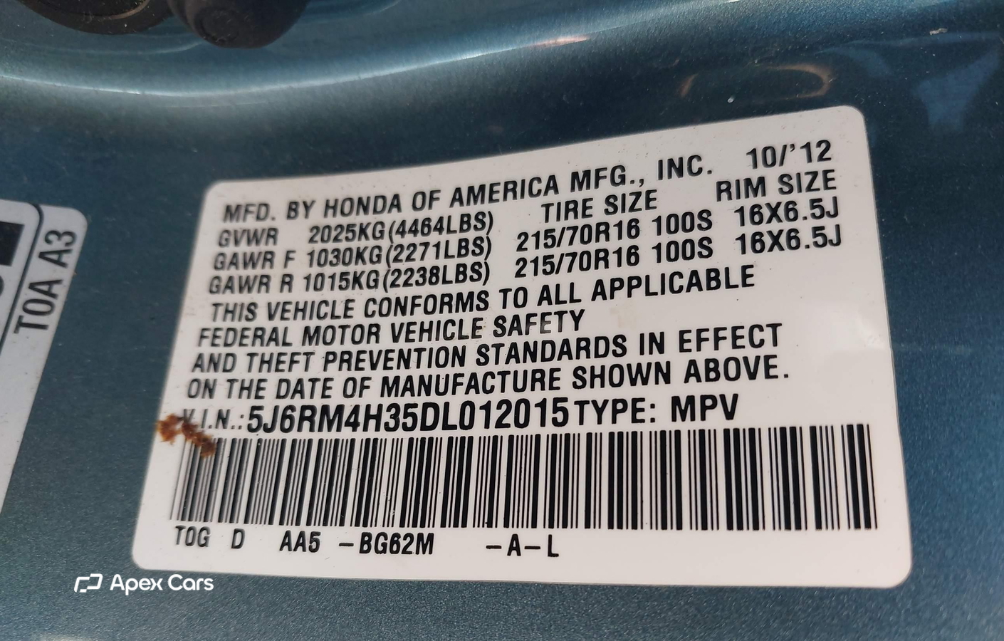 Honda CR-V 2013