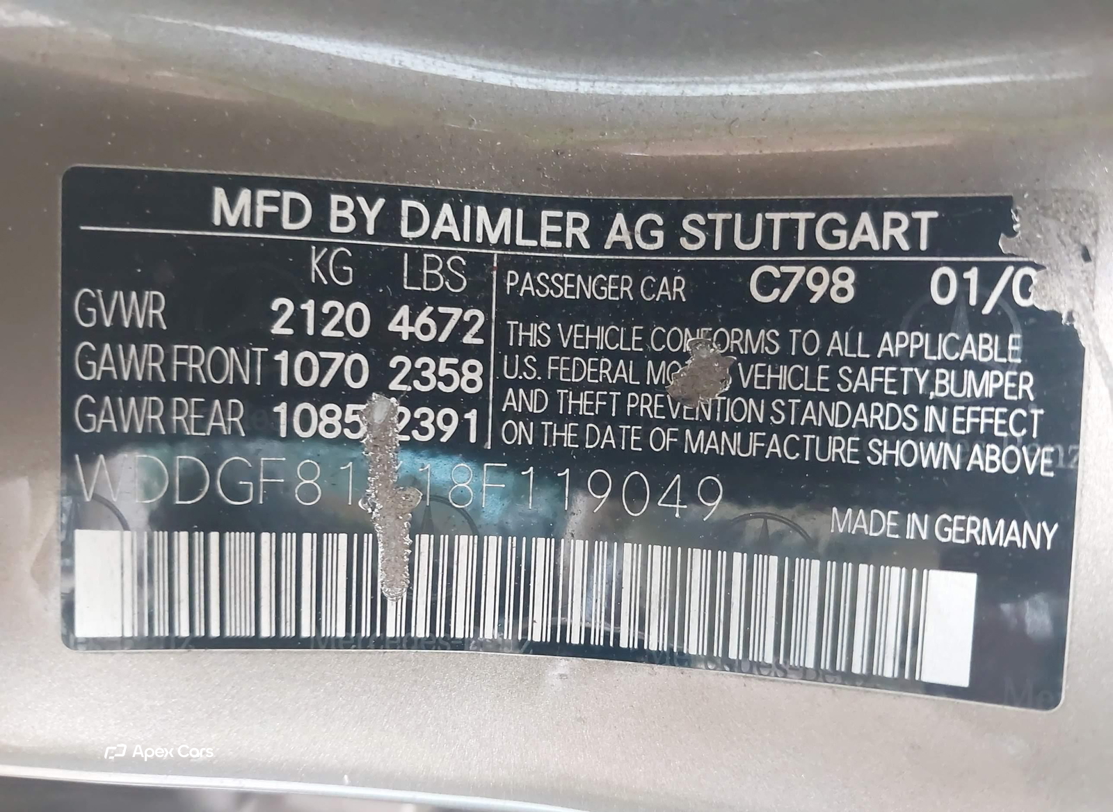 Mercedes-Benz C-klasse 2008