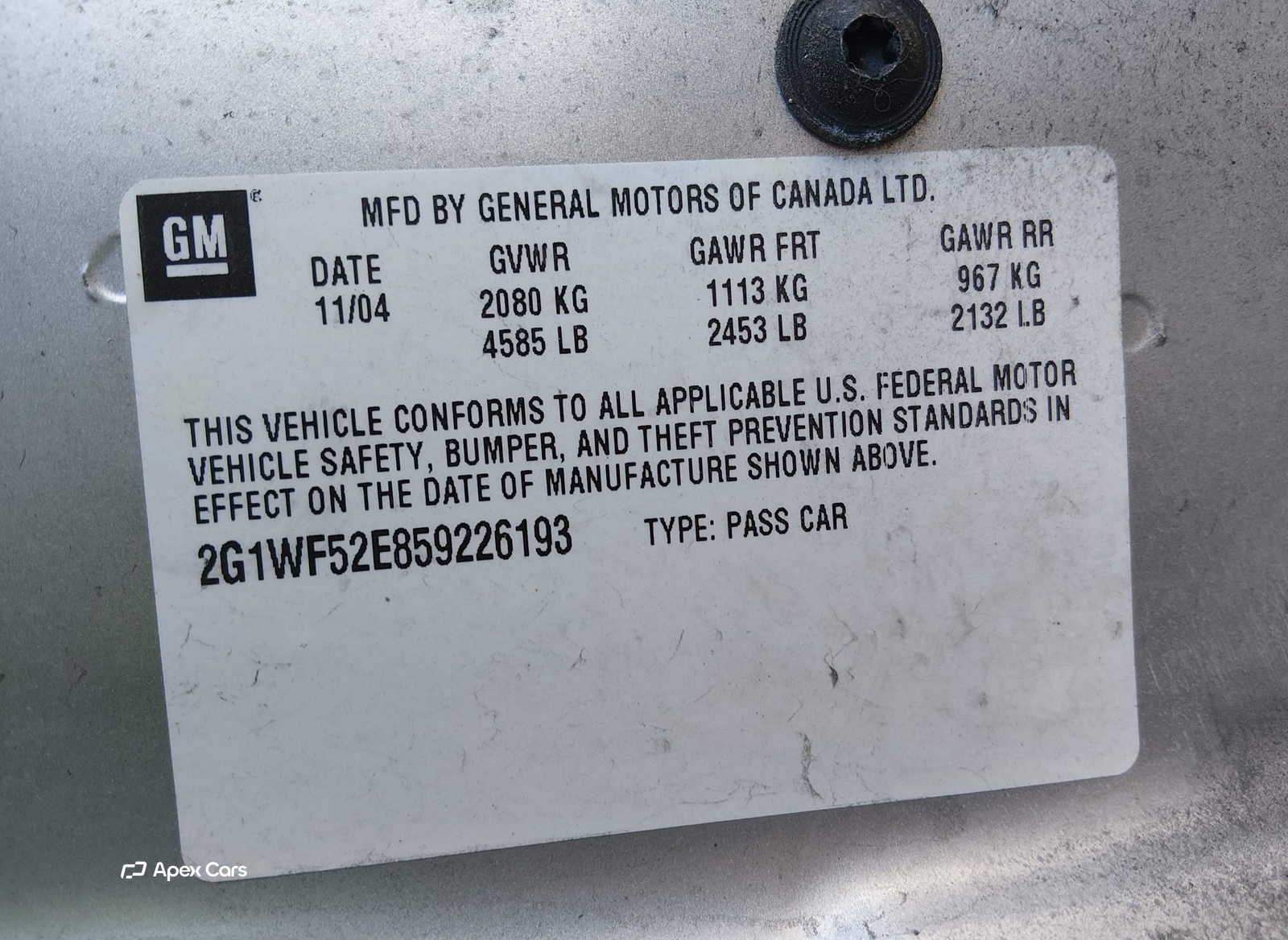 Chevrolet Impala 2005