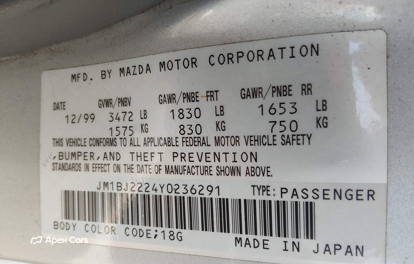 Mazda Protege 2000