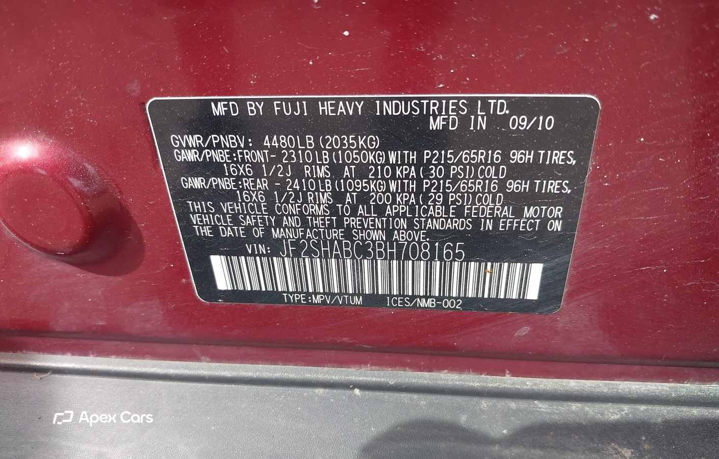 Subaru Forester 2011