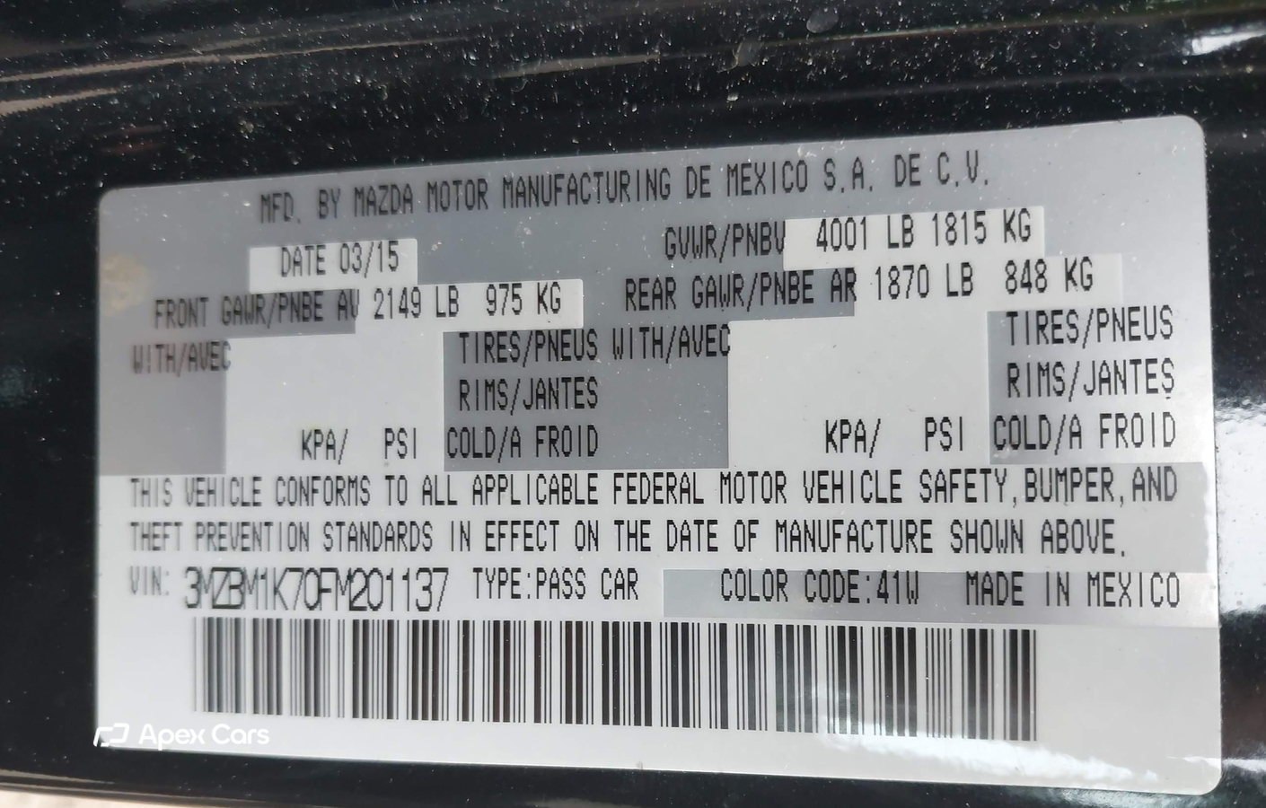 Mazda 3 2015
