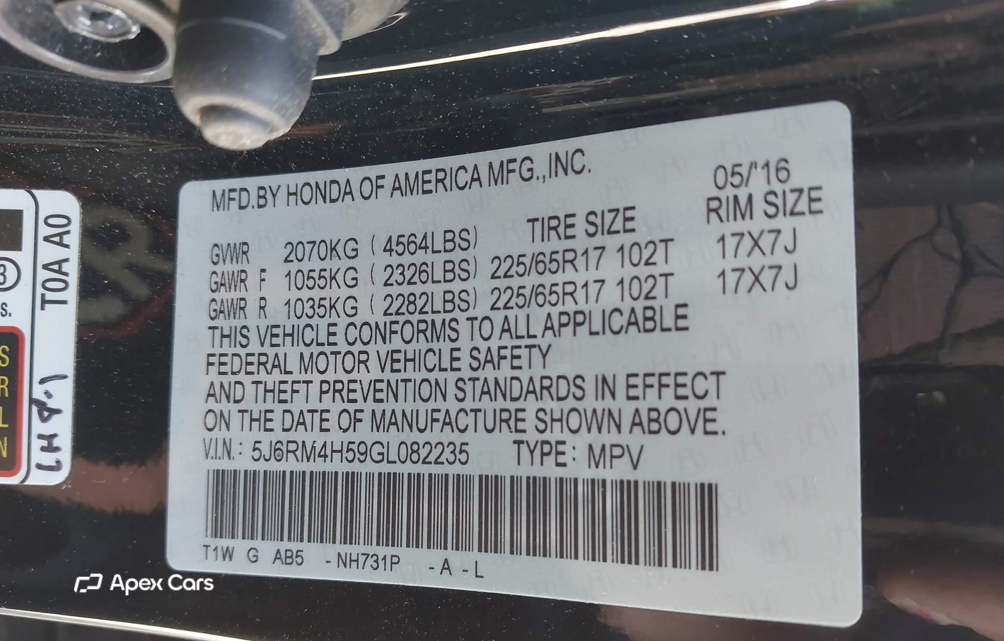 Honda CR-V 2016