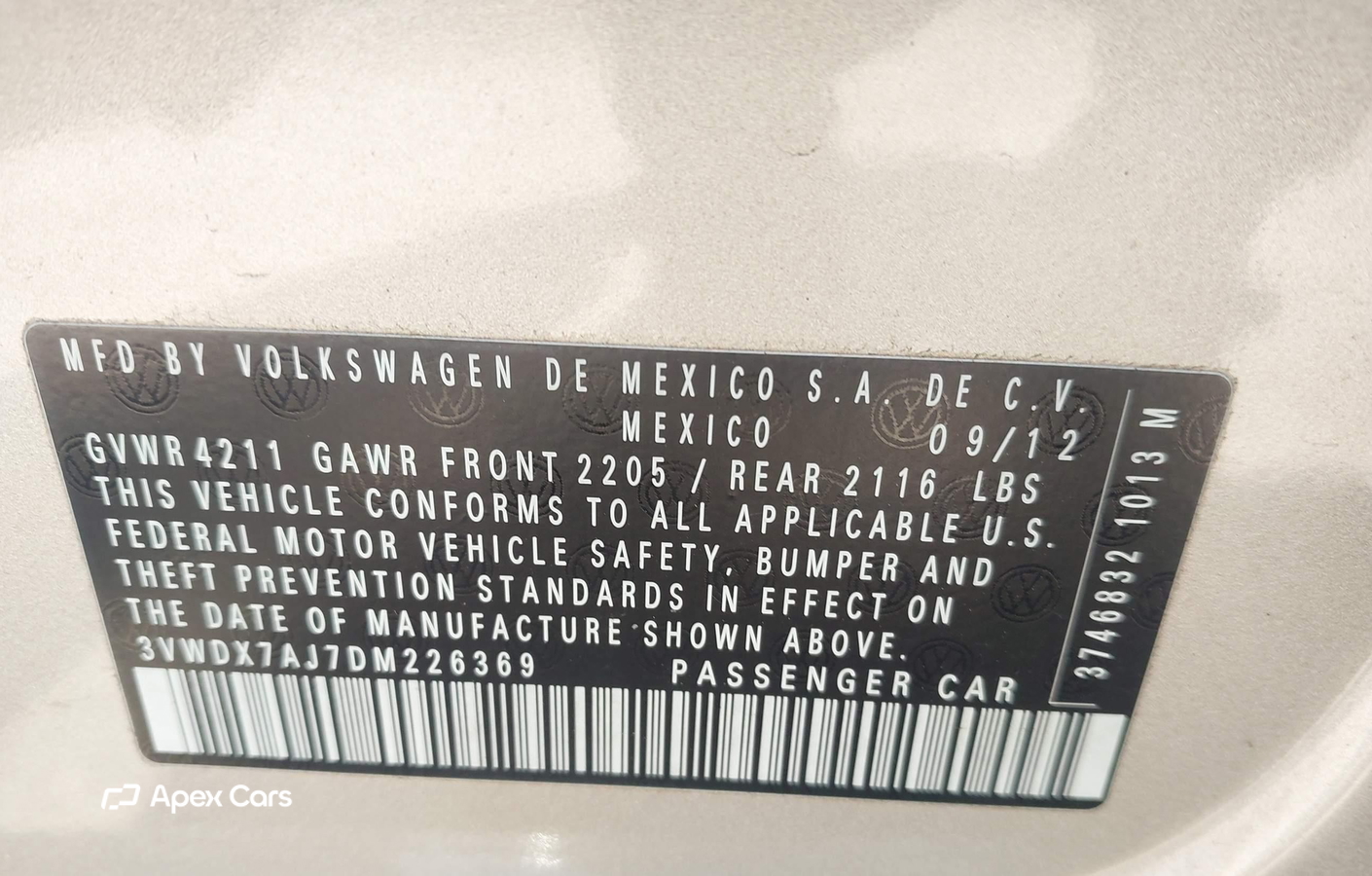 Volkswagen Jetta 2013