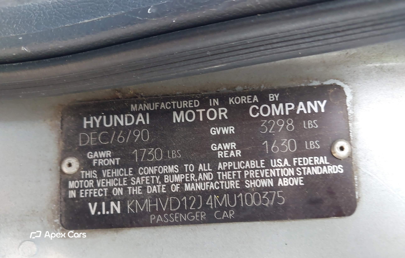 Hyundai Excel 1991