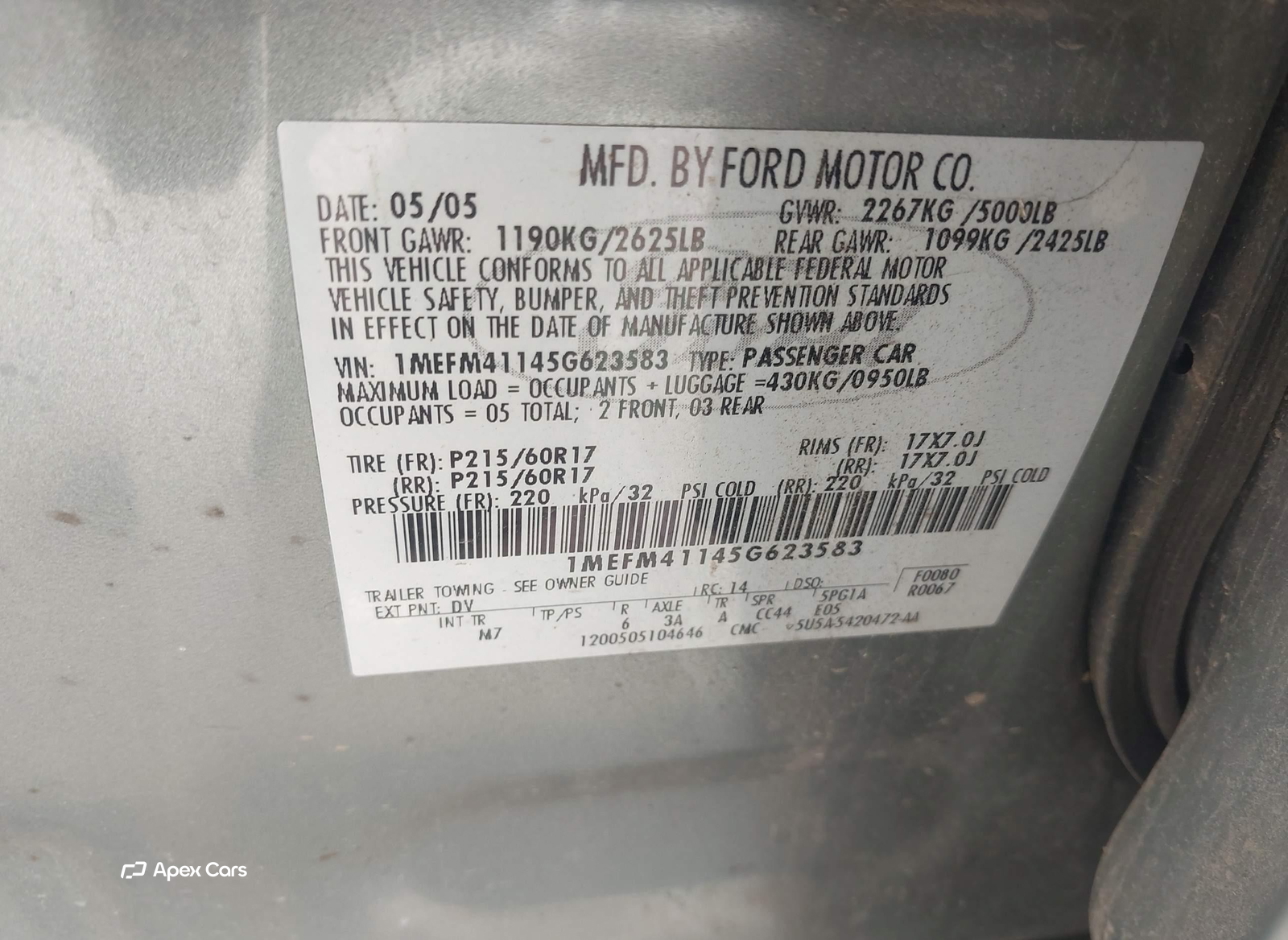 Mercury Montego 2005