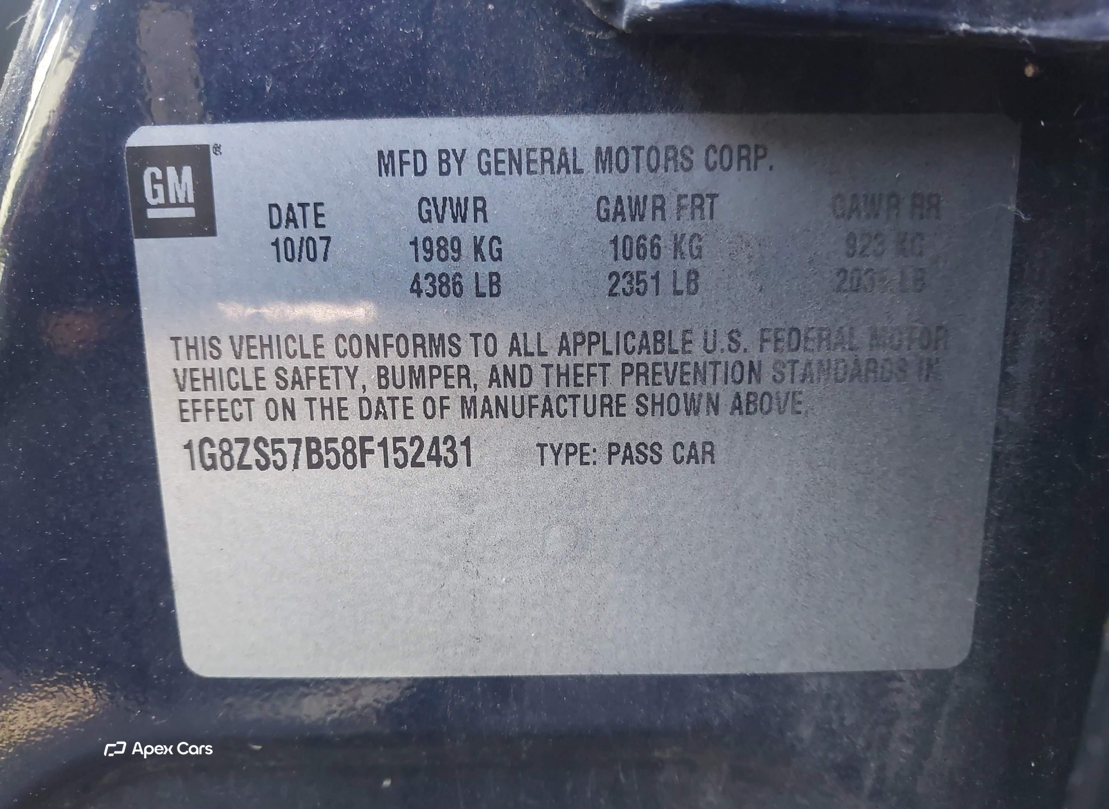 Saturn Aura 2008