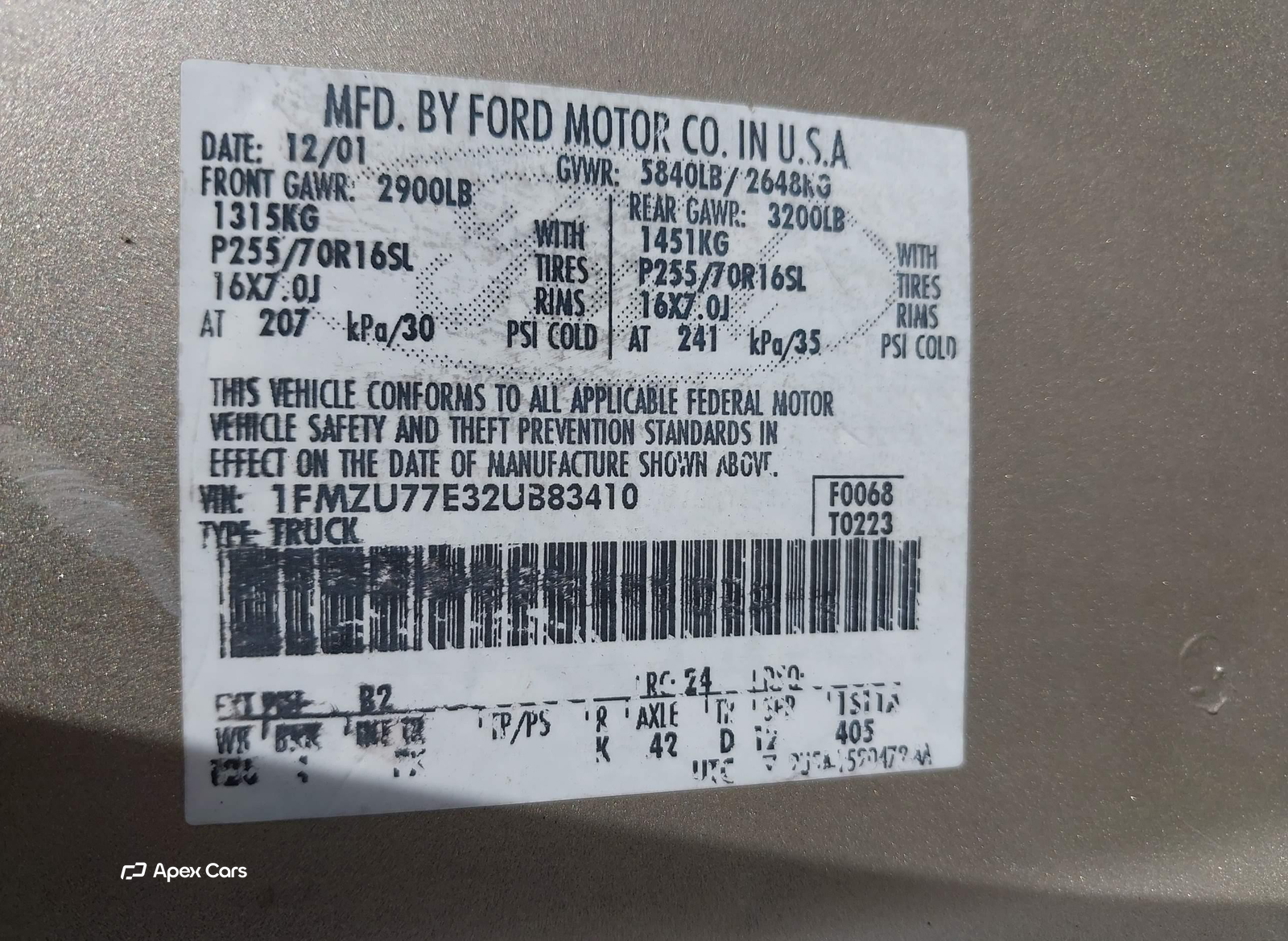 Ford Explorer Sport Trac 2002