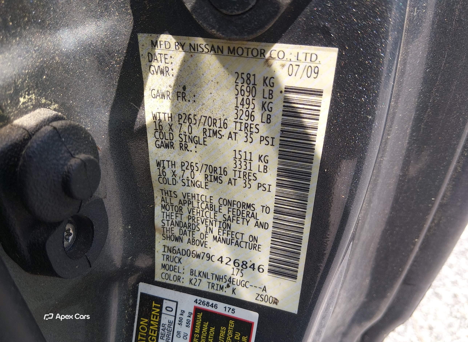 Nissan Navara (Frontier) 2009